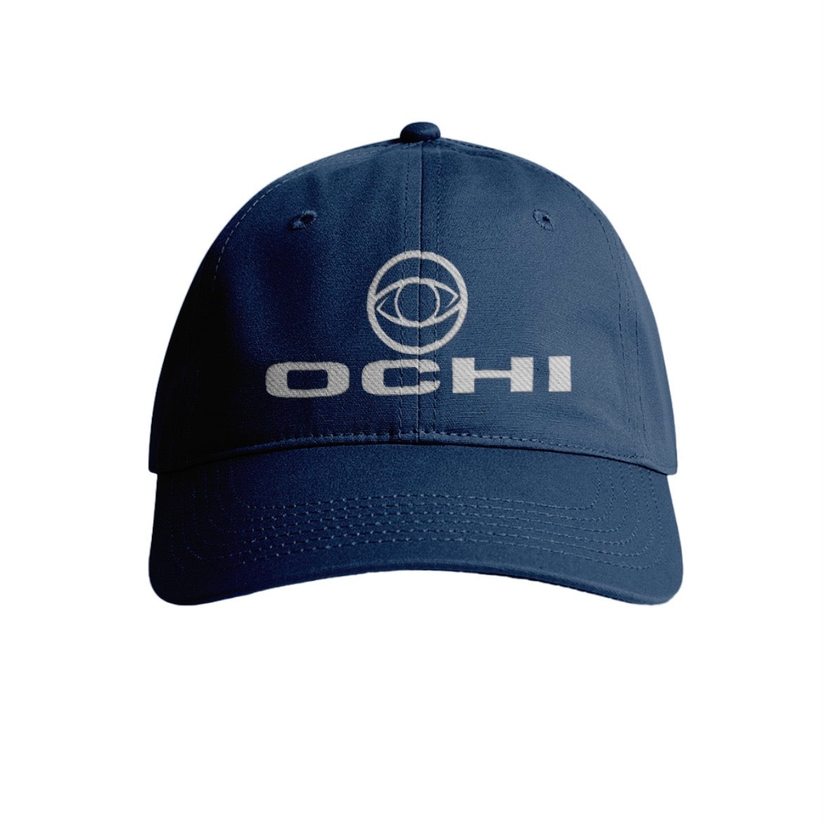 100% organic cotton 6 panel “Dad Style Caps” with embroidered front logo