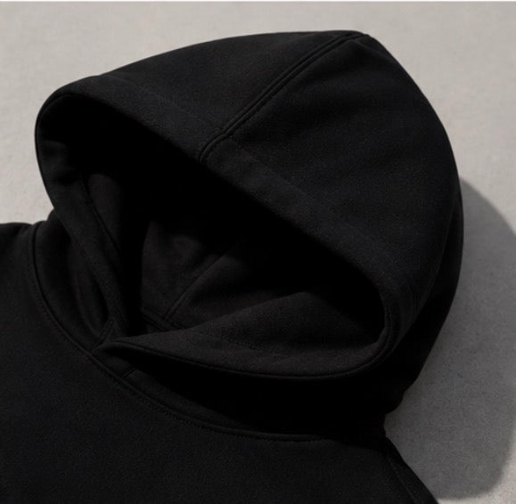 Heavyweight Black/Black Hoodie