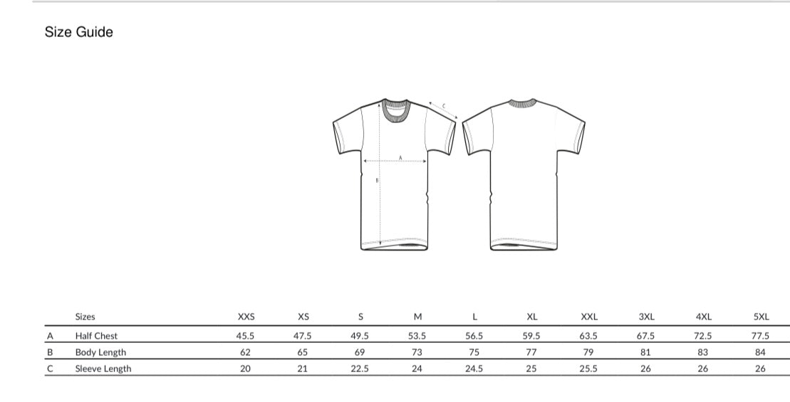 OCHI Unisex Sky Blue Eye Logo Medium Tee